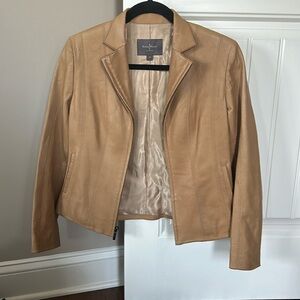 Cole Haan Buttery Soft Lambskin Leather Jacket (Size: 2P)